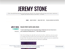 Tablet Screenshot of jeremygstone.wordpress.com