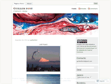Tablet Screenshot of guillemfont.wordpress.com