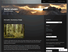 Tablet Screenshot of batscapades.wordpress.com
