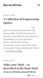 Mobile Screenshot of darrenbocksnick.wordpress.com