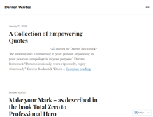 Tablet Screenshot of darrenbocksnick.wordpress.com
