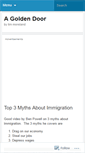 Mobile Screenshot of agoldendoor.wordpress.com
