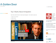 Tablet Screenshot of agoldendoor.wordpress.com