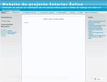 Tablet Screenshot of interioreolico.wordpress.com