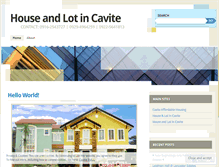 Tablet Screenshot of houselotincavite.wordpress.com