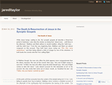 Tablet Screenshot of jaredltaylor.wordpress.com