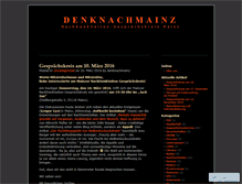 Tablet Screenshot of denknachmainz.wordpress.com