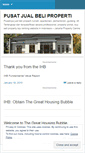 Mobile Screenshot of jakartapropertyleader.wordpress.com