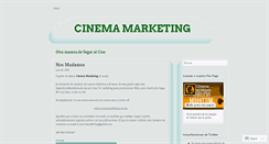 Desktop Screenshot of cinemamarketing.wordpress.com