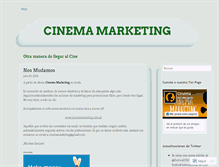 Tablet Screenshot of cinemamarketing.wordpress.com