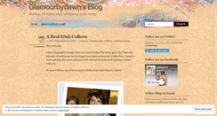 Desktop Screenshot of glamourbydawn.wordpress.com