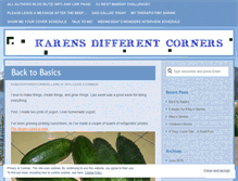 Tablet Screenshot of karensdifferentcorners.wordpress.com
