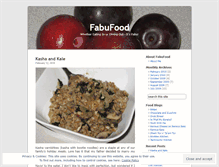 Tablet Screenshot of fabufood.wordpress.com