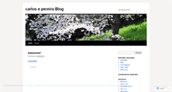 Desktop Screenshot of carlosepereira.wordpress.com