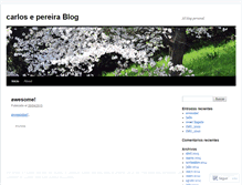 Tablet Screenshot of carlosepereira.wordpress.com