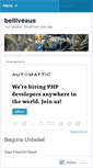 Mobile Screenshot of belliveaus.wordpress.com