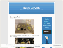 Tablet Screenshot of dustydervish.wordpress.com