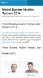 Mobile Screenshot of modelbusanamuslimterbaru.wordpress.com