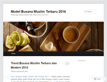 Tablet Screenshot of modelbusanamuslimterbaru.wordpress.com