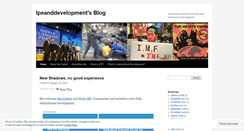Desktop Screenshot of ipeanddevelopment.wordpress.com