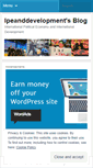 Mobile Screenshot of ipeanddevelopment.wordpress.com