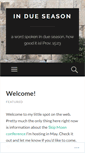 Mobile Screenshot of indueseason.wordpress.com