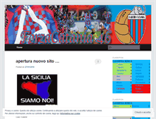 Tablet Screenshot of forzacatania.wordpress.com