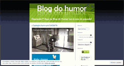 Desktop Screenshot of blogdohumor.wordpress.com