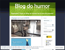 Tablet Screenshot of blogdohumor.wordpress.com