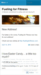 Mobile Screenshot of fuelingforfitness.wordpress.com