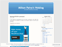 Tablet Screenshot of miltonpaiva.wordpress.com