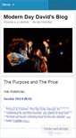 Mobile Screenshot of moderndaydavid.wordpress.com