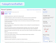Tablet Screenshot of halaqahmardhatillah.wordpress.com