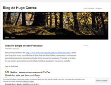 Tablet Screenshot of hugocorrea.wordpress.com