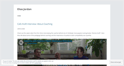 Desktop Screenshot of eliasjordan.wordpress.com