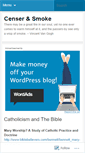 Mobile Screenshot of censersmoke.wordpress.com