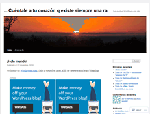 Tablet Screenshot of colgadadelapalmera.wordpress.com