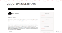 Desktop Screenshot of br.aboutbancdebinary.wordpress.com