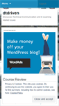 Mobile Screenshot of dtdriven.wordpress.com