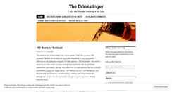 Desktop Screenshot of drinkslinger.wordpress.com