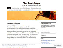 Tablet Screenshot of drinkslinger.wordpress.com