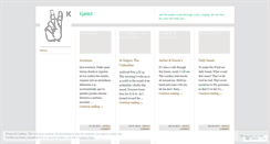 Desktop Screenshot of kjalez.wordpress.com