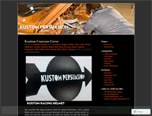 Tablet Screenshot of kustompersuasion.wordpress.com
