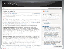 Tablet Screenshot of pervasivetags.wordpress.com