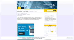 Desktop Screenshot of lifealgo.wordpress.com