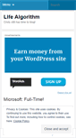 Mobile Screenshot of lifealgo.wordpress.com
