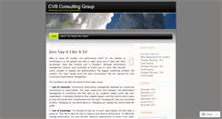 Desktop Screenshot of cvbconsulting.wordpress.com