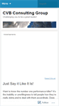 Mobile Screenshot of cvbconsulting.wordpress.com
