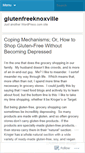 Mobile Screenshot of glutenfreeknoxville.wordpress.com
