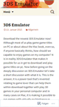 Mobile Screenshot of 3dsemulator83.wordpress.com